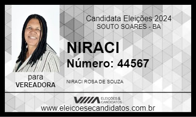 Candidato NIRACI 2024 - SOUTO SOARES - Eleições