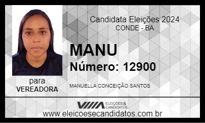 Candidato MANU 2024 - CONDE - Eleições