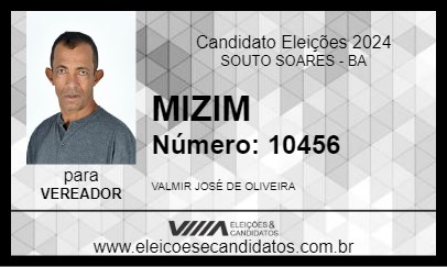 Candidato MIZIM 2024 - SOUTO SOARES - Eleições