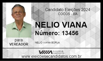 Candidato NELIO VIANA 2024 - COCOS - Eleições