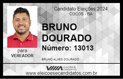 Candidato BRUNO DOURADO 2024 - COCOS - Eleições