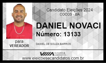 Candidato DANIEL NOVACI 2024 - COCOS - Eleições