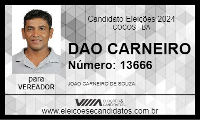 Candidato DAO CARNEIRO 2024 - COCOS - Eleições