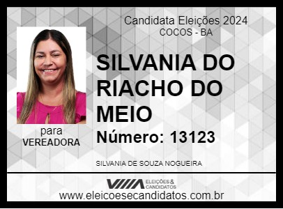 Candidato SILVANIA DO RIACHO DO MEIO 2024 - COCOS - Eleições