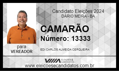 Candidato CAMARÃO 2024 - DÁRIO MEIRA - Eleições