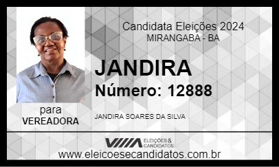 Candidato JANDIRA 2024 - MIRANGABA - Eleições