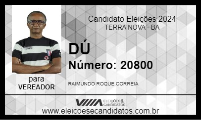 Candidato DÚ 2024 - TERRA NOVA - Eleições