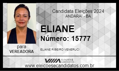 Candidato ELIANE 2024 - ANDARAÍ - Eleições