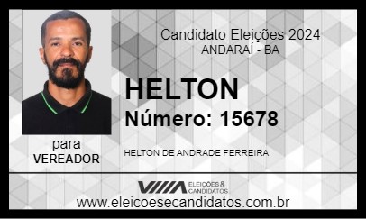 Candidato HELTON 2024 - ANDARAÍ - Eleições