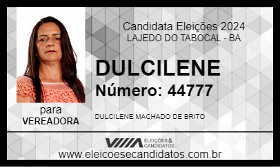 Candidato DUCILENE 2024 - LAJEDO DO TABOCAL - Eleições