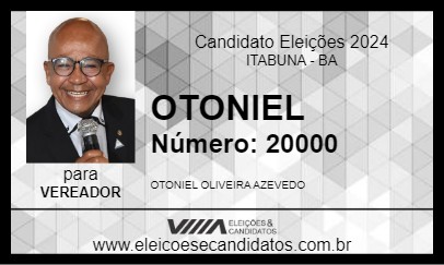 Candidato OTONIEL 2024 - ITABUNA - Eleições