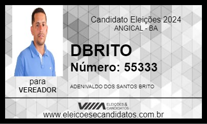 Candidato DBRITO 2024 - ANGICAL - Eleições