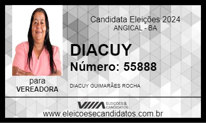 Candidato DIACUY 2024 - ANGICAL - Eleições