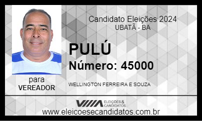 Candidato PULÚ 2024 - UBATÃ - Eleições