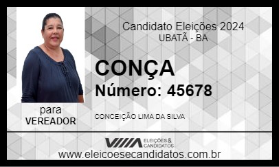 Candidato CONÇA 2024 - UBATÃ - Eleições