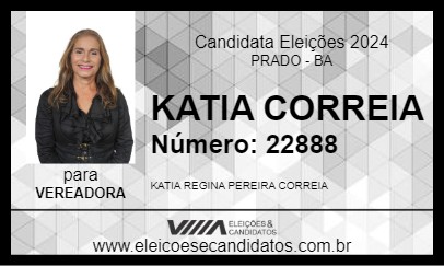 Candidato KATIA CORREIA 2024 - PRADO - Eleições