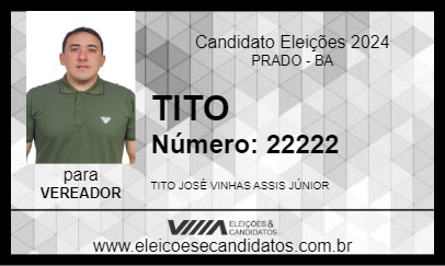 Candidato TITO 2024 - PRADO - Eleições