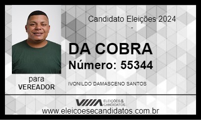 Candidato DA COBRA 2024 - MUTUÍPE - Eleições