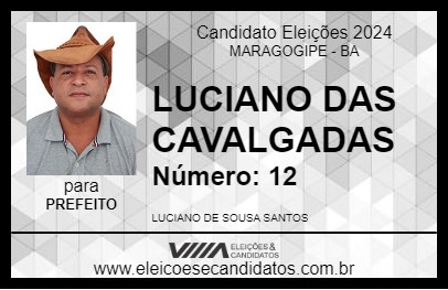 Candidato LUCIANO DAS CAVALGADAS 2024 - MARAGOGIPE - Eleições