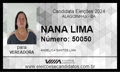 Candidato NANA LIMA 2024 - ALAGOINHAS - Eleições