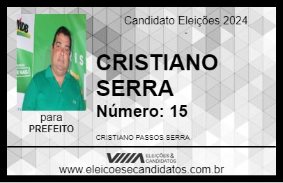 Candidato CRISTIANO SERRA 2024 - CONCEIÇÃO DA FEIRA - Eleições