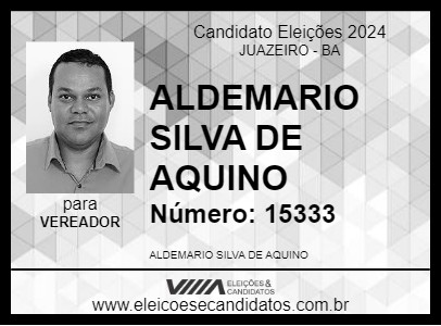 Candidato ALDEMARIO SILVA DE AQUINO 2024 - JUAZEIRO - Eleições