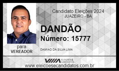 Candidato DANDÃO 2024 - JUAZEIRO - Eleições