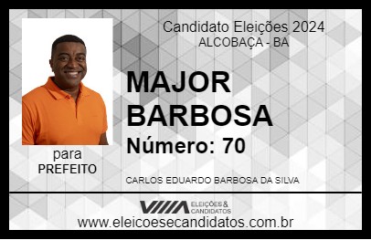 Candidato MAJOR BARBOSA 2024 - ALCOBAÇA - Eleições