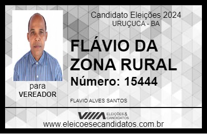 Candidato FLÁVIO DA ZONA RURAL 2024 - URUÇUCA - Eleições