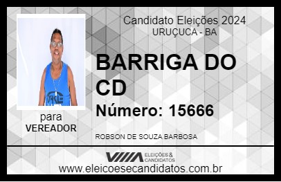 Candidato BARRIGA DO CD 2024 - URUÇUCA - Eleições