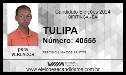 Candidato TARCÍSIO DE TIDE 2024 - BIRITINGA - Eleições