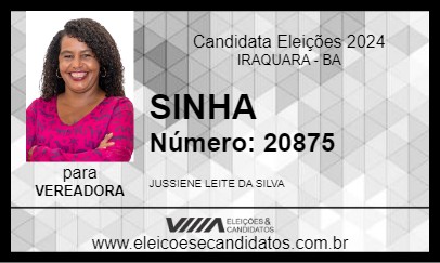 Candidato SINHA 2024 - IRAQUARA - Eleições