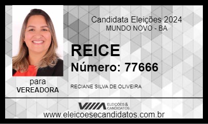 Candidato REICE 2024 - MUNDO NOVO - Eleições