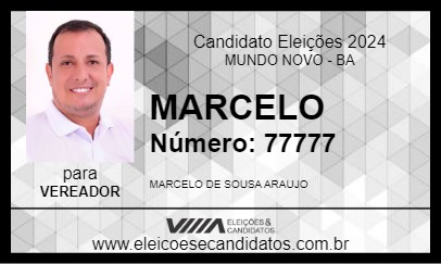 Candidato MARCELO 2024 - MUNDO NOVO - Eleições