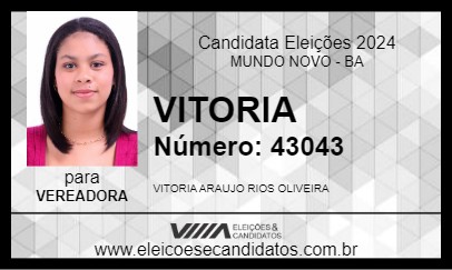 Candidato VITORIA 2024 - MUNDO NOVO - Eleições