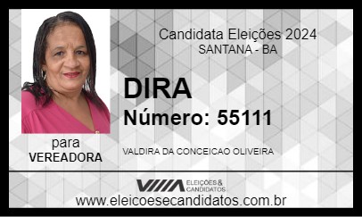 Candidato DIRA 2024 - SANTANA - Eleições