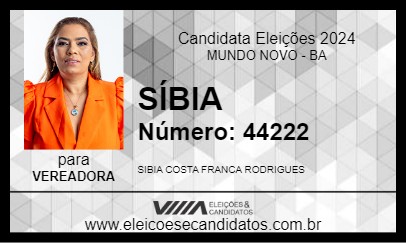 Candidato SÍBIA 2024 - MUNDO NOVO - Eleições