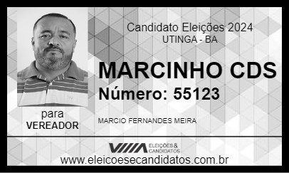 Candidato MARCINHO CDS 2024 - UTINGA - Eleições