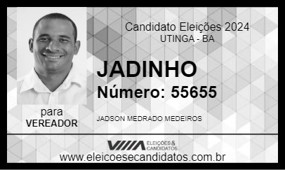 Candidato JADINHO 2024 - UTINGA - Eleições