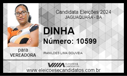 Candidato DINHA 2024 - JAGUAQUARA - Eleições