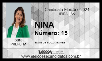 Candidato NINA 2024 - IPIRÁ - Eleições