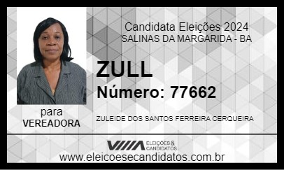 Candidato ZULL 2024 - SALINAS DA MARGARIDA - Eleições