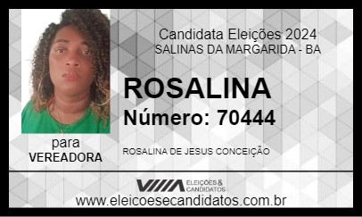 Candidato ROSALINA 2024 - SALINAS DA MARGARIDA - Eleições