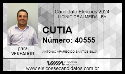 Candidato CUTIA 2024 - LICÍNIO DE ALMEIDA - Eleições