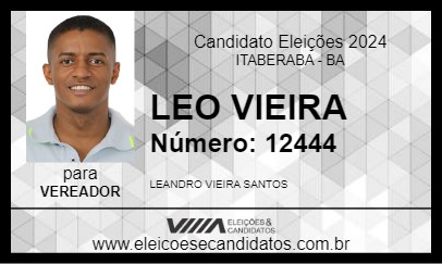 Candidato LEO VIEIRA 2024 - ITABERABA - Eleições