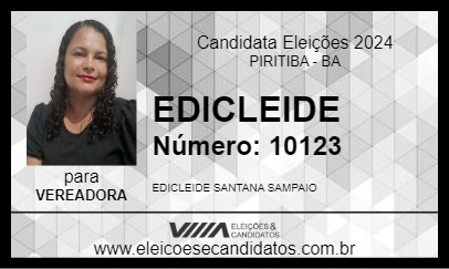 Candidato EDICLEIDE 2024 - PIRITIBA - Eleições