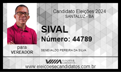 Candidato SIVAL 2024 - SANTALUZ - Eleições