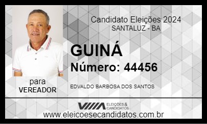 Candidato GUINÁ 2024 - SANTALUZ - Eleições