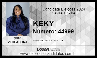 Candidato KEKY 2024 - SANTALUZ - Eleições