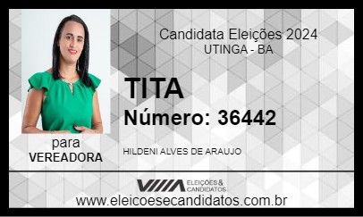 Candidato TITA 2024 - UTINGA - Eleições